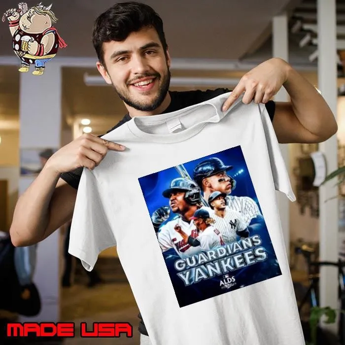 Cleveland Guardians and New York Yankees ALDS Guardians Yankees shirt