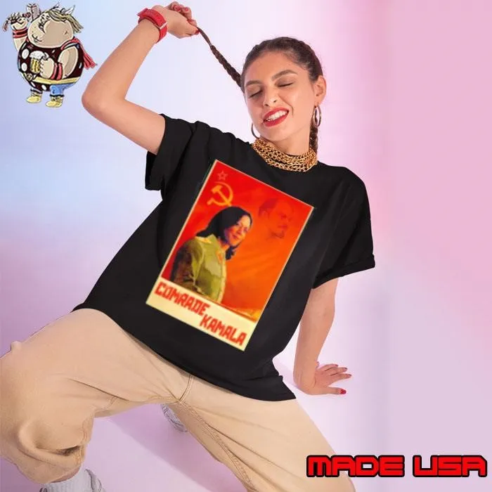 Comrade Kamala Kamunism Vladimir Lenin Poster Ladies tee
