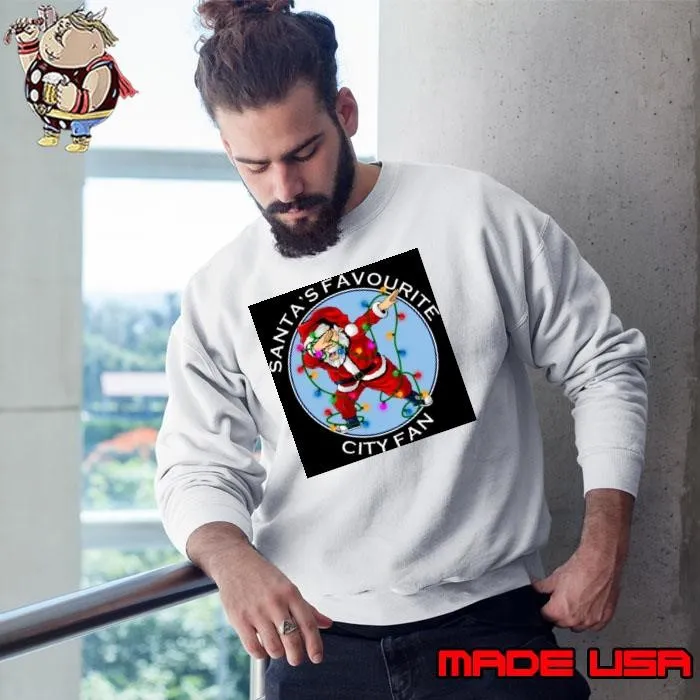 Dabbing Santa Manchester City Fan Sweatshirt