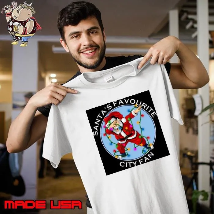 Dabbing Santa Manchester City Fan shirt