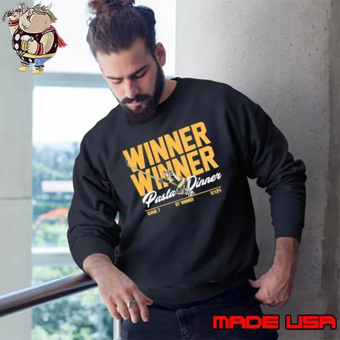 David Pastrnak Winner Winner Pasta Dinner Czech professional ice hockey right winger T-Shirt