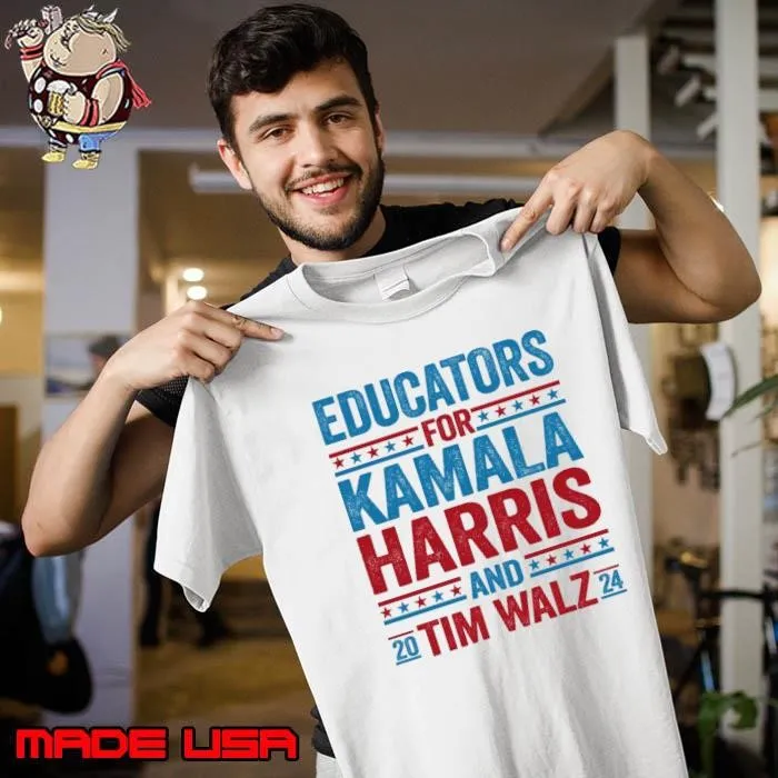 Educators For Harris Walz 2024 Democratic Party Voting Unisex