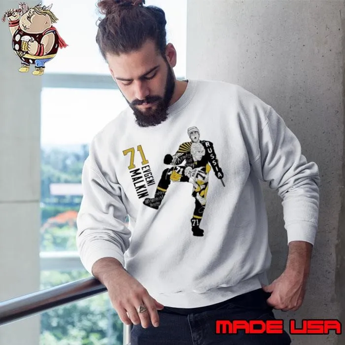 Evgeni malkin 71 Russian professional ice hockey centre Sweatshirt