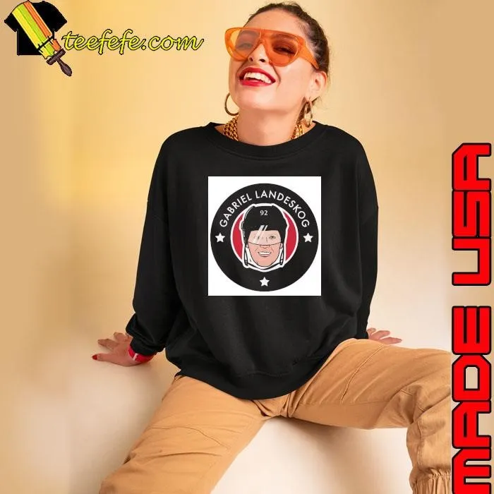 Gabriel landeskog 3 stars Swedish professional ice hockey left winger Sweatshirt