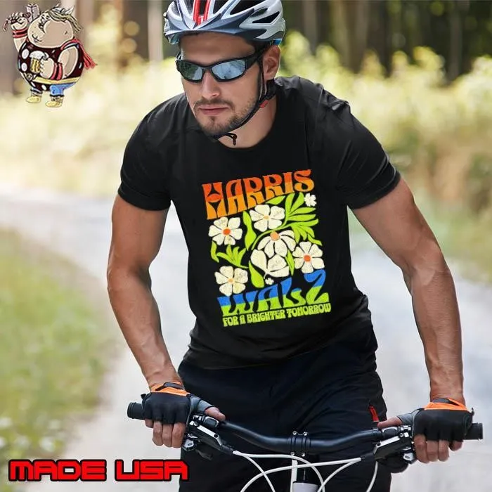 Harris Waltz 2024 For A Brighter Tomorrow Flower Retro Unisex