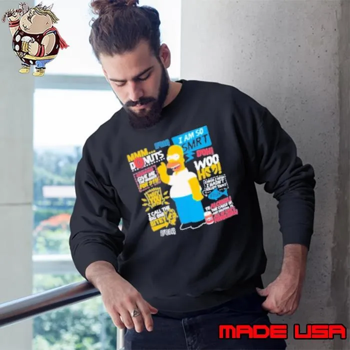 Homer Simpson Mmm Donuts Operator Give Me The Number For 911 Why You Little Sweatshirt