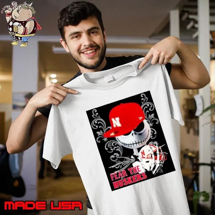 Jack Skellington Fear The Nebraska Huskers shirt
