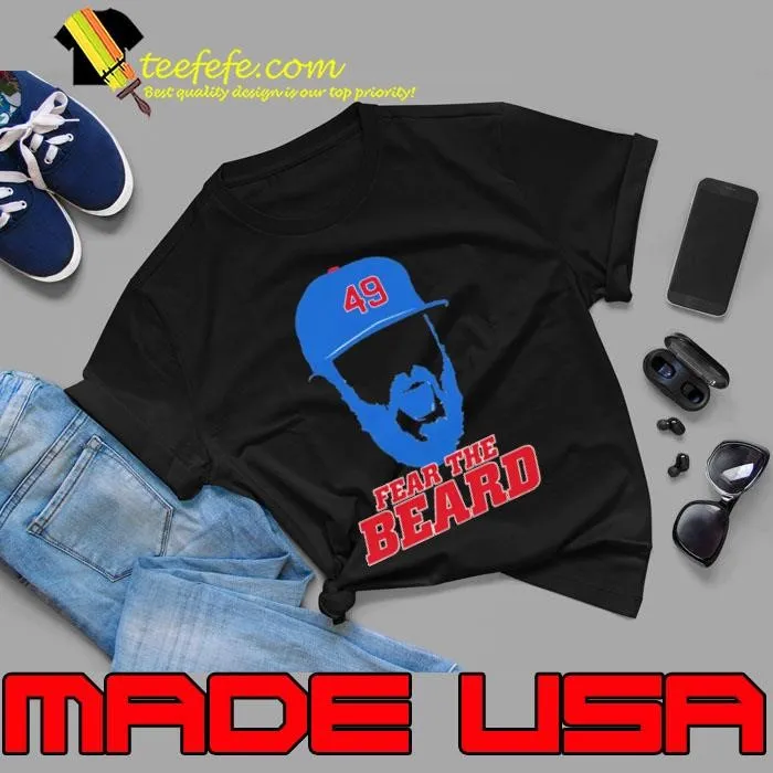 Jake arrieta silhouette fear the beard American former professional baseball pitcher Unisex