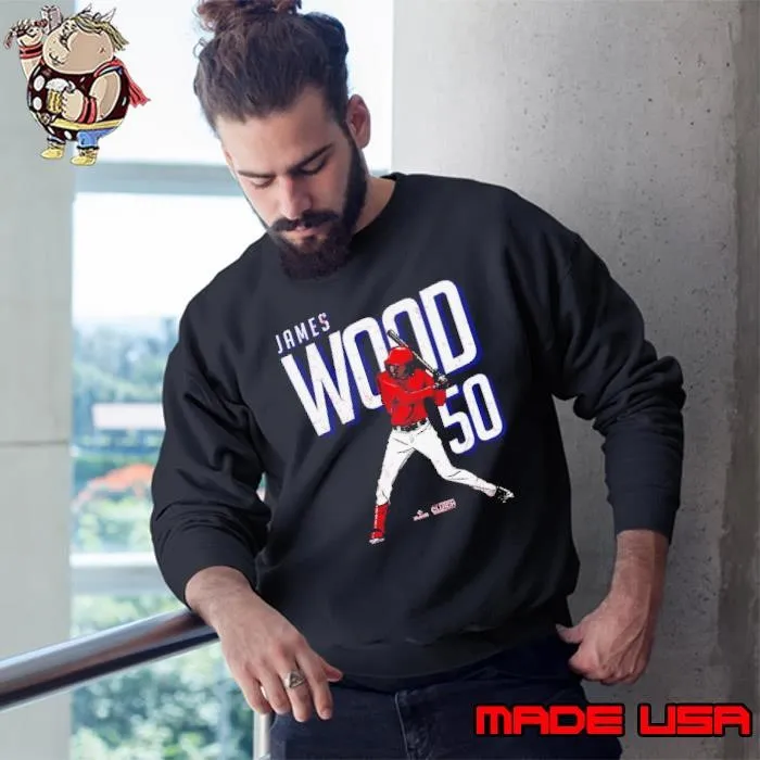 James Wood #50 San Diego Padres Player Sweatshirt