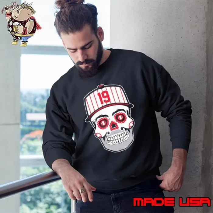 Joey Votto Sugar Skull Canadian former professional baseball first baseman Sweatshirt
