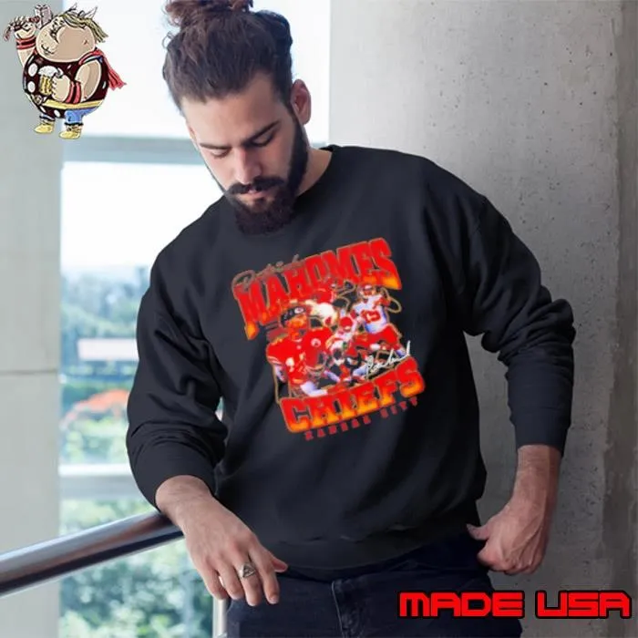 Kansas City Chiefs Patrick Mahomes Vintage Bootleg Sweatshirt