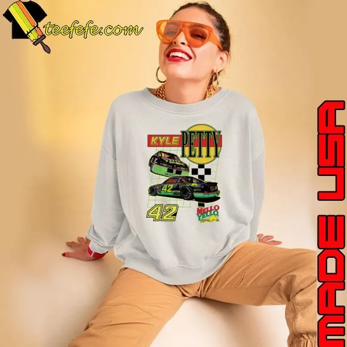 Kyle Petty Mello Yello Vintage Nascar Design Sweatshirt