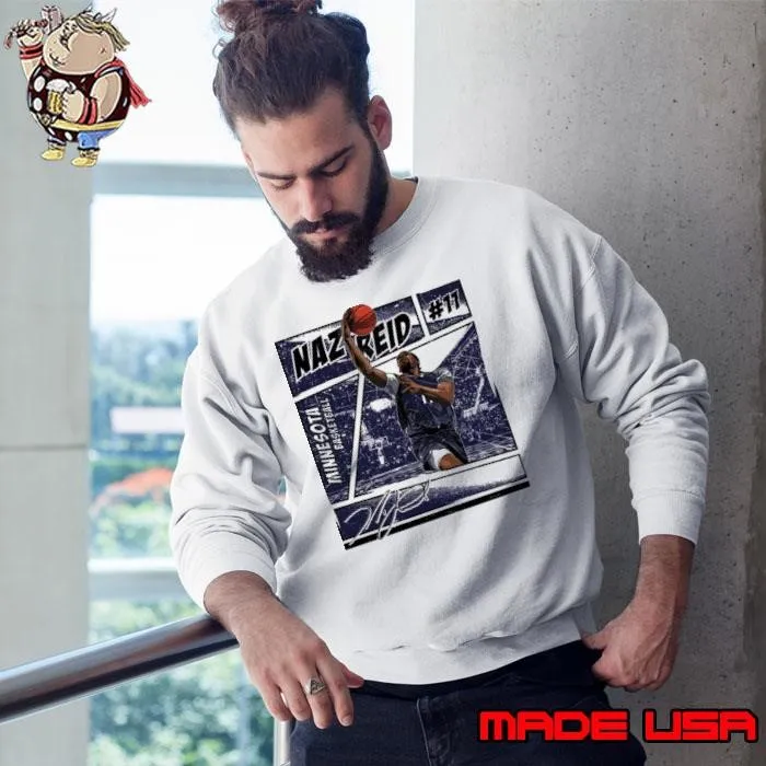 Naz Reid Minnesota Comic American professional basketball player Sweatshirt