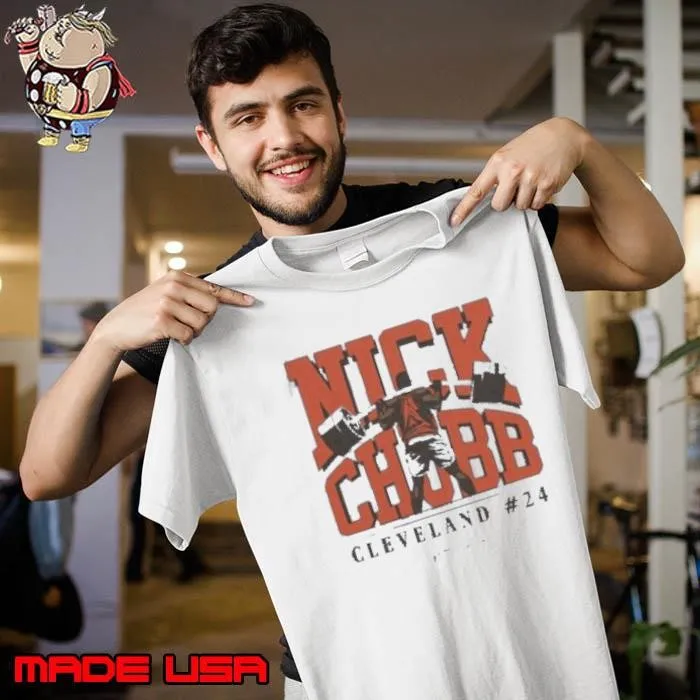 Nick Chubb Cleveland Browns football player Weightlifting signature Unisex
