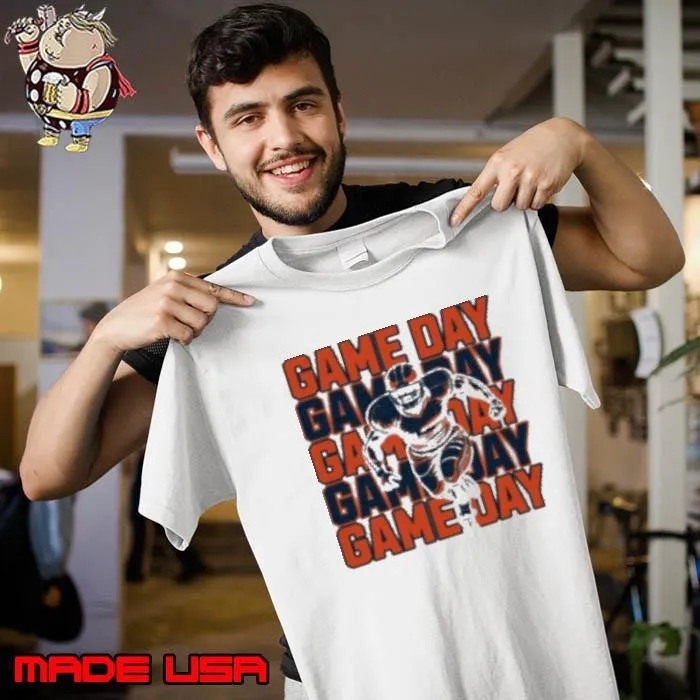 Official Denver Broncos Gameday Stacked Repeat Unisex