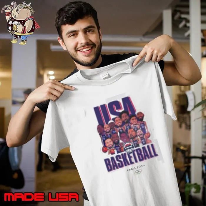 Olympic Paris 2024 Team USA Men’s Basketball Champions Unisex