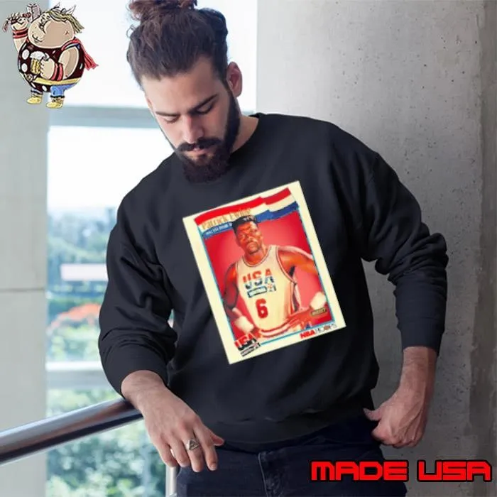 Patrick Ewing 1992 USA Basketball Dream Team Poster Painting Sweatshirt