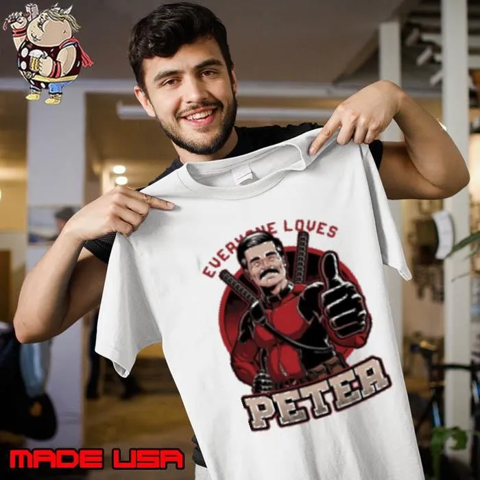 Peter Wisdom X Deadpool Everyone Loves Peter Costume Unisex