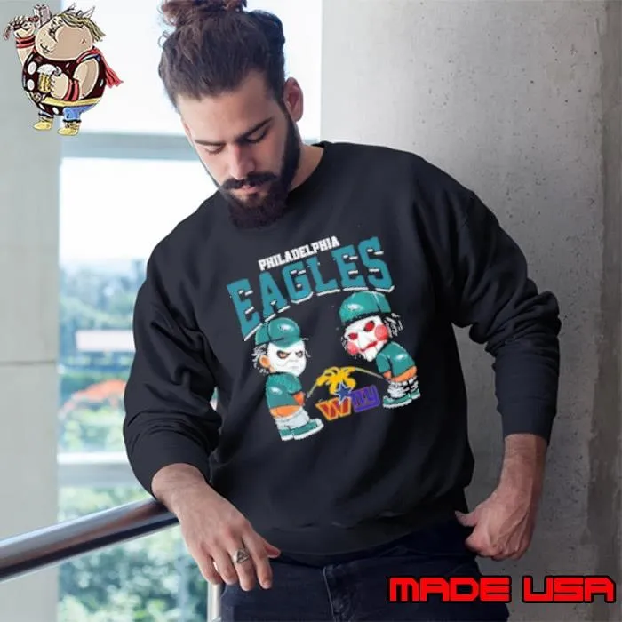 Philadelphia Eagles NFL Halloween Peeing Sweatshirt