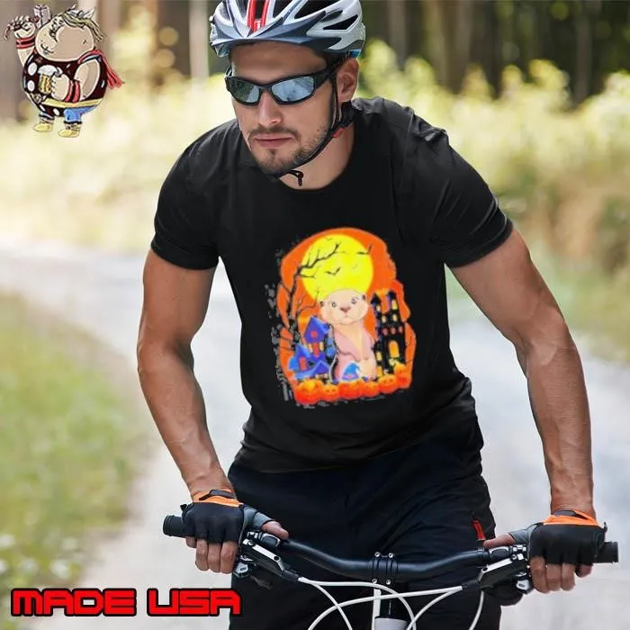 Sea otter with pumpkins halloween Unisex