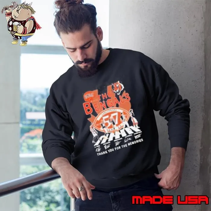 The Cincinnati Bengals 54 Years 1967 2024 Thank You For The Memories Shirt