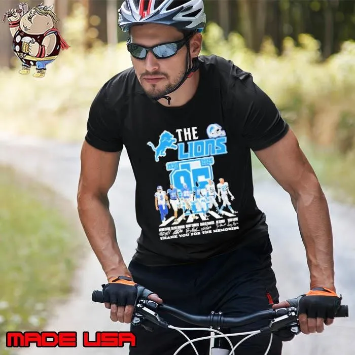 The Detroit Lions NFC 1930-2025 95 Years Thank You For The Memories Shirt