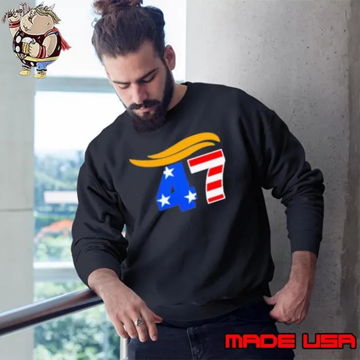 Trump 47 US President Sweatshirt
