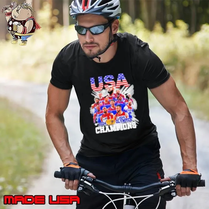 USA Basketball Team 2024 Men'S Basketball Olympic Champions Retro Unisex