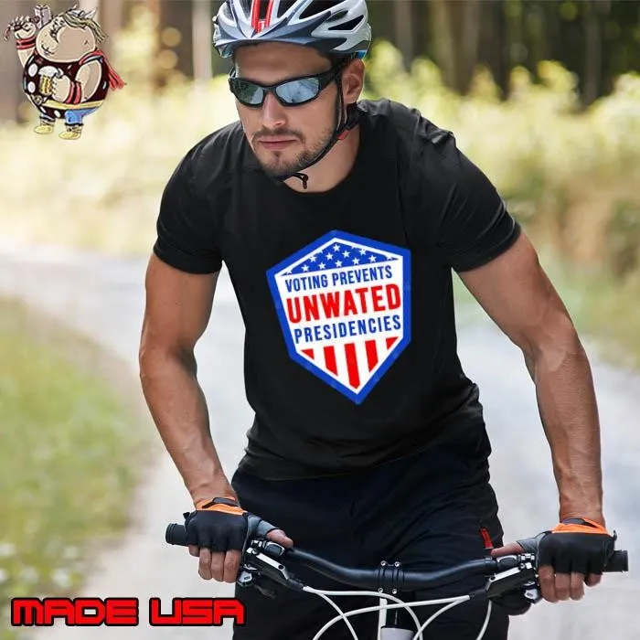 Voting Prevents Unwanted Presidencies 2024 Usa Flag Unisex