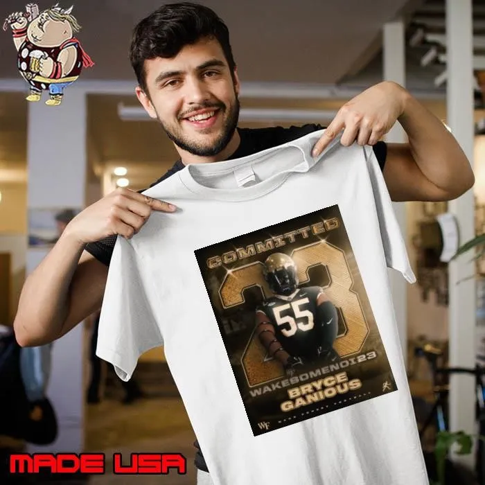 Wakesomenoi23 Bryce Ganious committed Wake Forest football Unisex