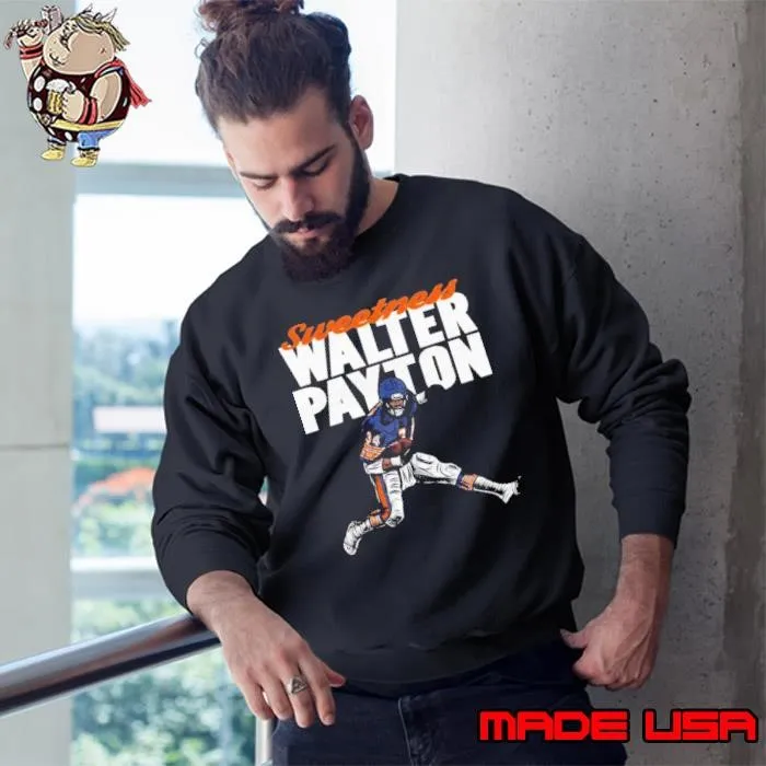 Walter Payton Chicago Hurdle American professional football running back Sweatshirt