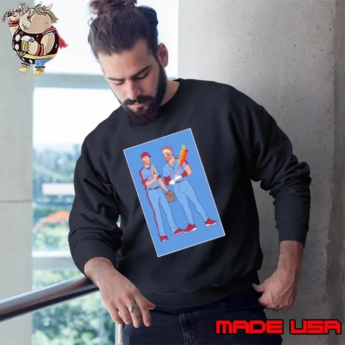 Zack Wheeler and Bryce Harper Philadelphia Phillies Sweatshirt