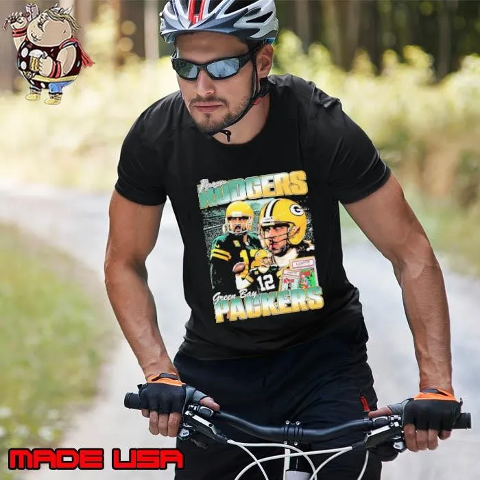 Aaron Rodgers American professional football quarterback Green Bay Retro Bootleg Unisex