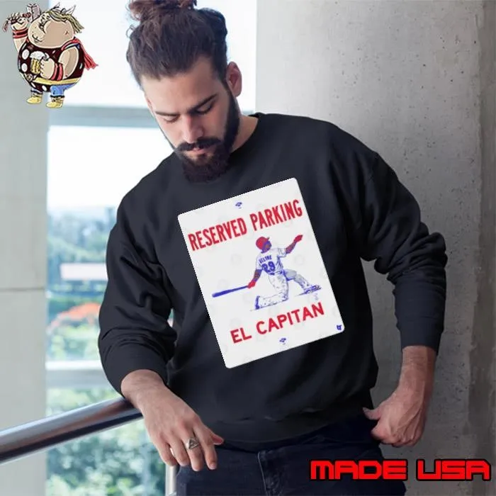 Adrian Beltre El Capitan Parking professional baseball third baseman Sweatshirt