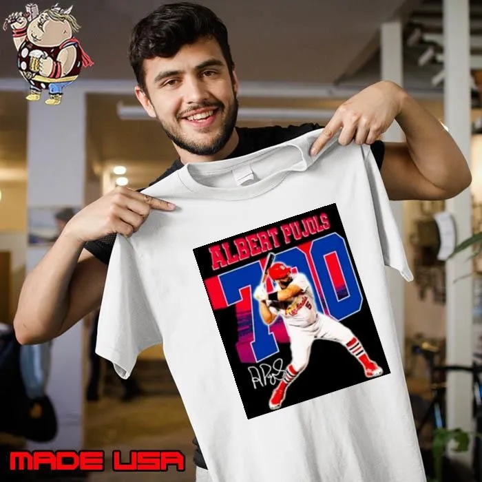 Albert Pujols 700 Career Home signature Unisex