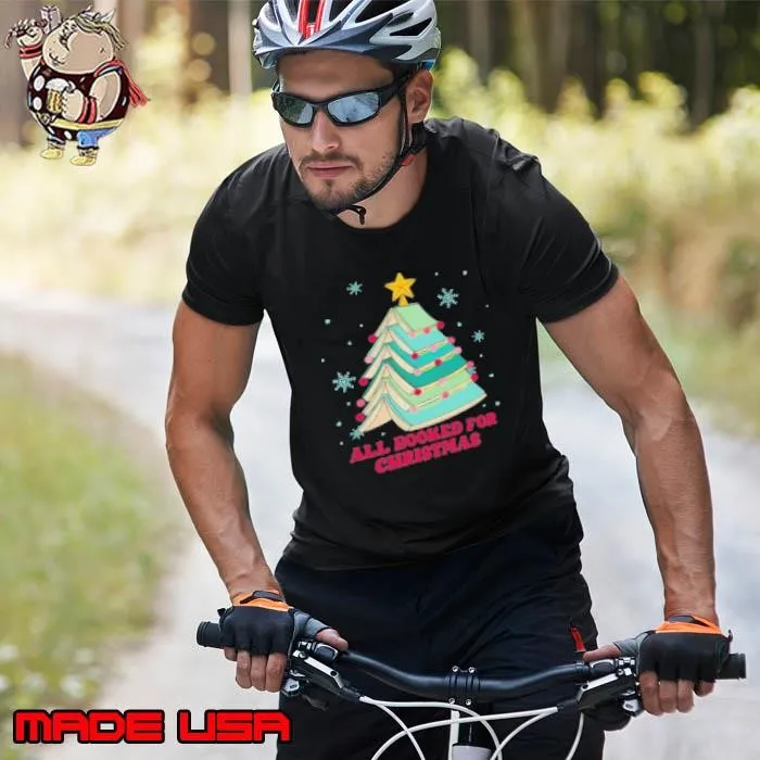 All Booked For Christmas Teacher Shirt