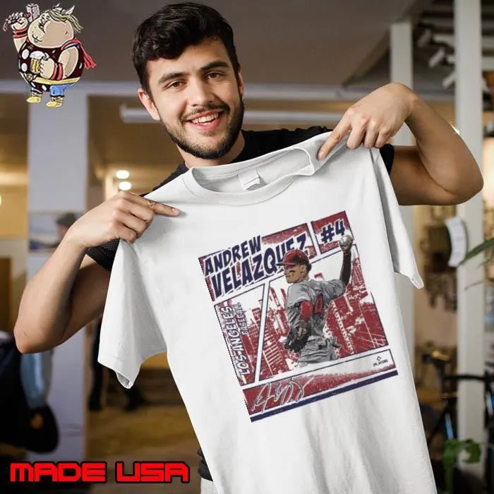 Andrew Velazquez Los Angeles A Comic Signature Baseball Unisex