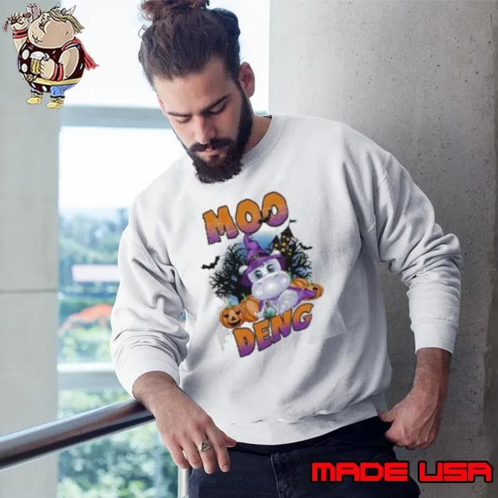 Baby Hippo Halloween Moo Deng Sweatshirt