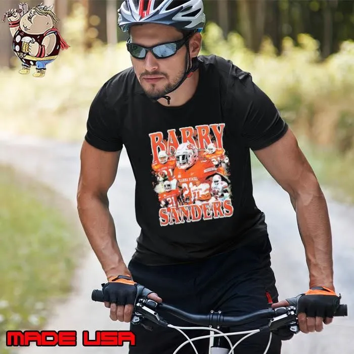 Barry Sanders American former professional football running back Retro Bootleg Unisex