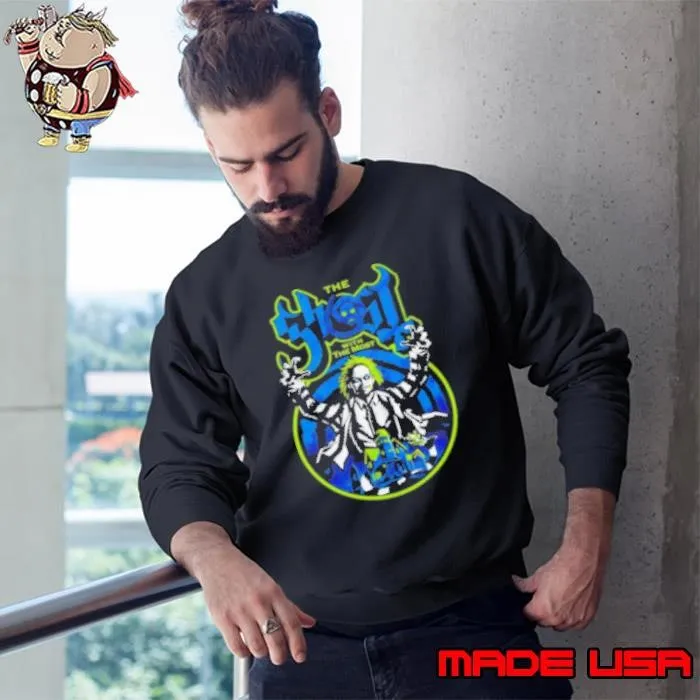 Beetlejuice the ghost with the most cartoon design Halloween Sweatshirt