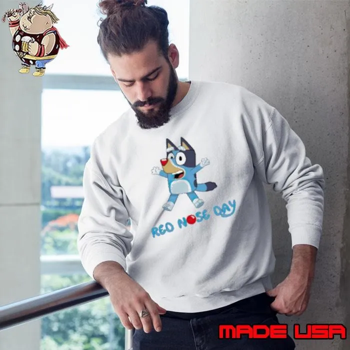 Bluey Red Nose Day Sweatshirt