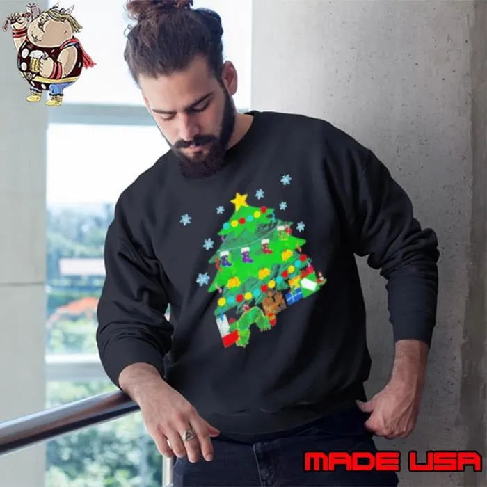 Caterpillar Under The Christmas Tree Teacher Sweatshirt