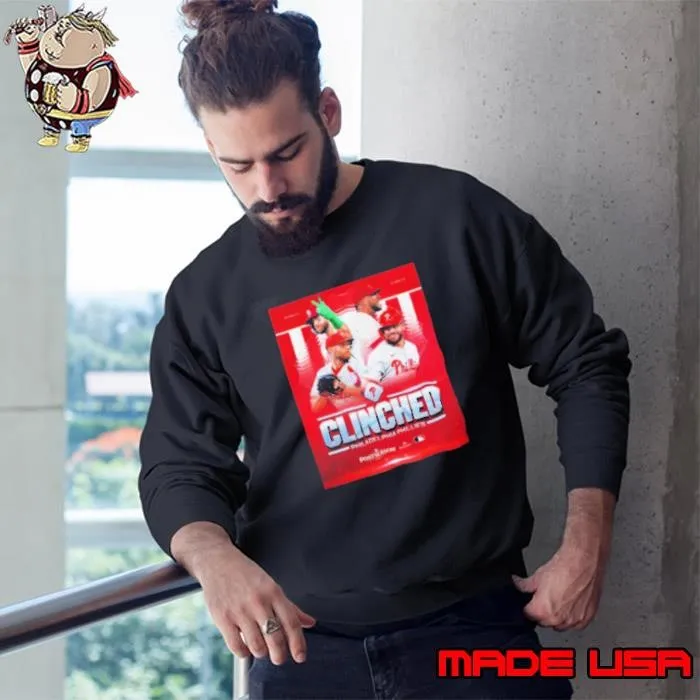 Clinched Philadelphia Phillies 2024 Postseason #RedOctober Sweatshirt