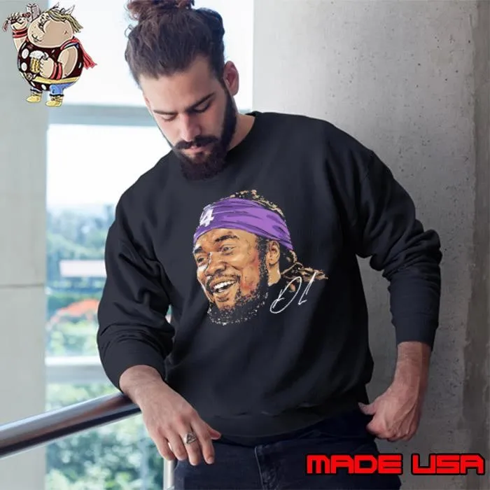Dalvin Cook American professional football running back Minnesota Smile Sweatshirt