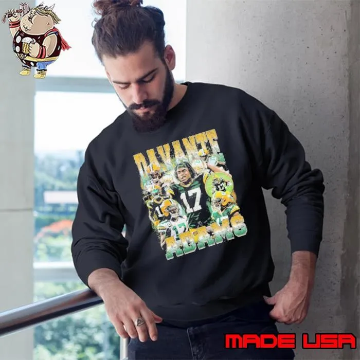 Davante Adams American professional football wide receiver Green Bay Retro Bootleg Sweatshirt