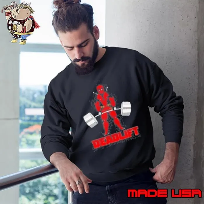 Deadpool Papa Swolio Deadlift Sweatshirt