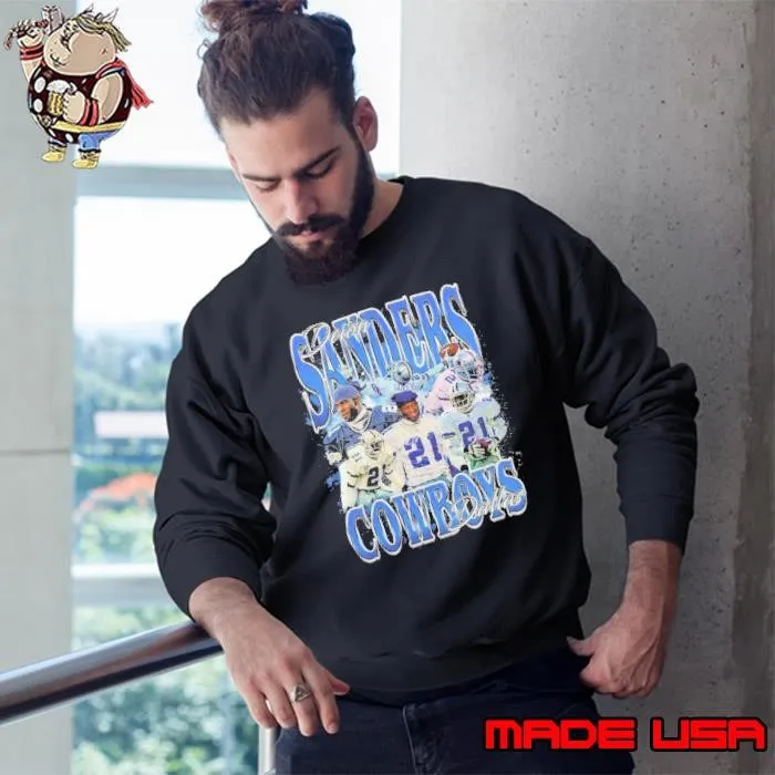 Deion Sanders American football coach and former Dallas Retro Bootleg Sweatshirt