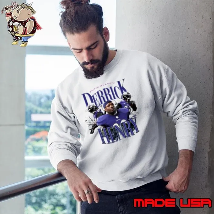 Derrick Henry Baltimore Ravens Waterfall Sweatshirt