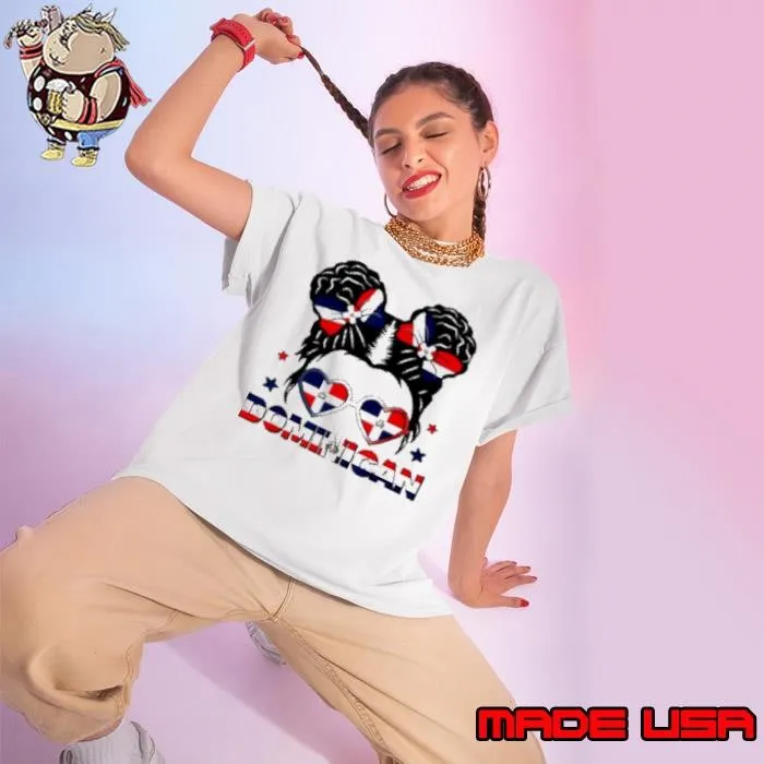Dominican Republica Hispanic Heritage Dominicana Ladies tee
