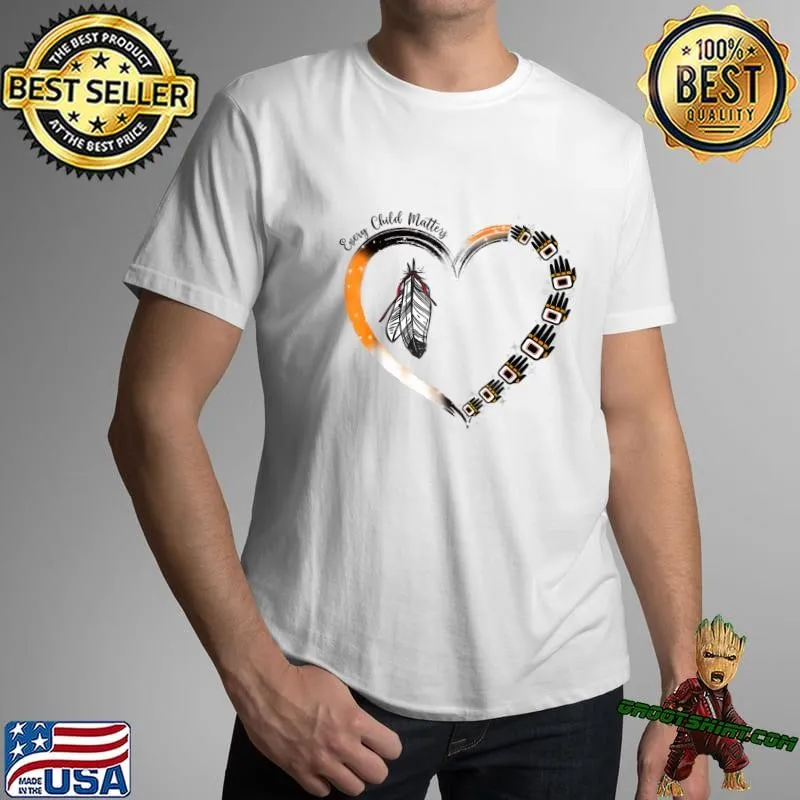 Every Child Matters Heart Native America Heart Unisex